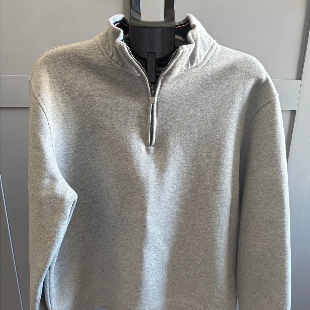 Tahari Women's Gray Zip-Up Top - Picture 1 of 8